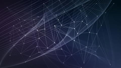An image of nodes and networks