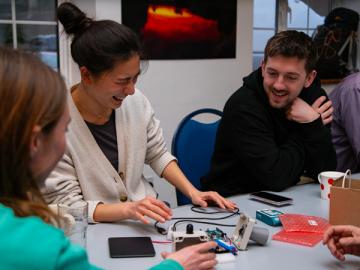 Workshop participants build open hardware