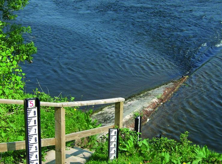 River Depth Marker